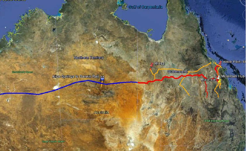 EWLP’s Galilee Infrastructure Corridor links with the company’s proposed Iron Boomerang project, a transcontinental multi-user rail corridor. EWLP’s Galilee Infrastructure Corridor links with the company’s proposed Iron Boomerang project, a transcontinental multi-user rail corridor.
